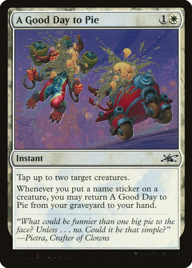 A Good Day to Pie card front