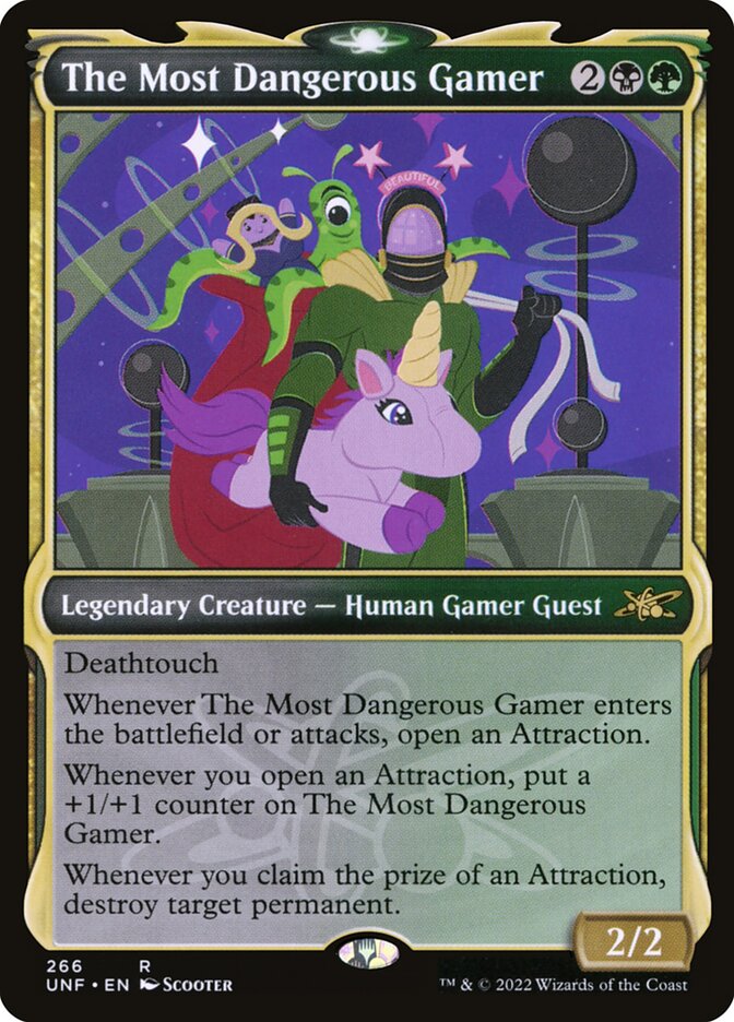 The Most Dangerous Gamer card front