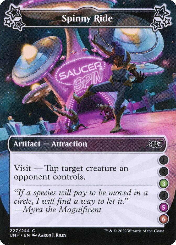Spinny Ride card front