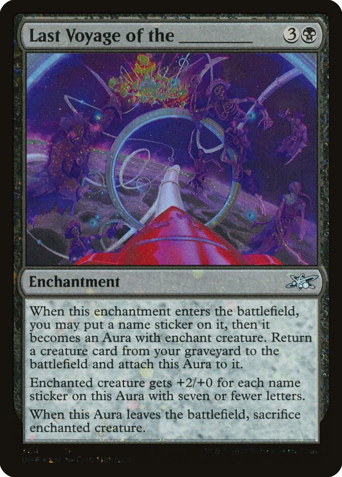 Last Voyage of the _____ card front