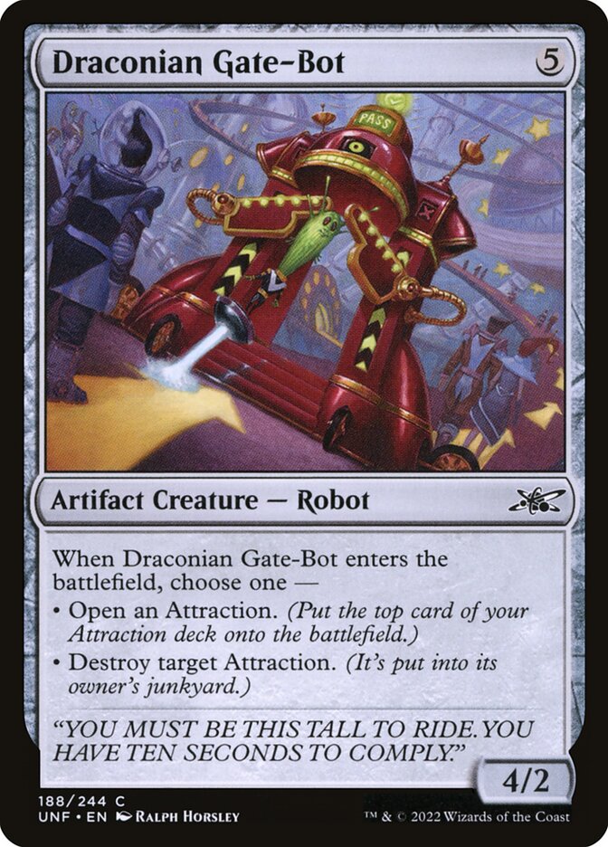 Draconian Gate-Bot card front