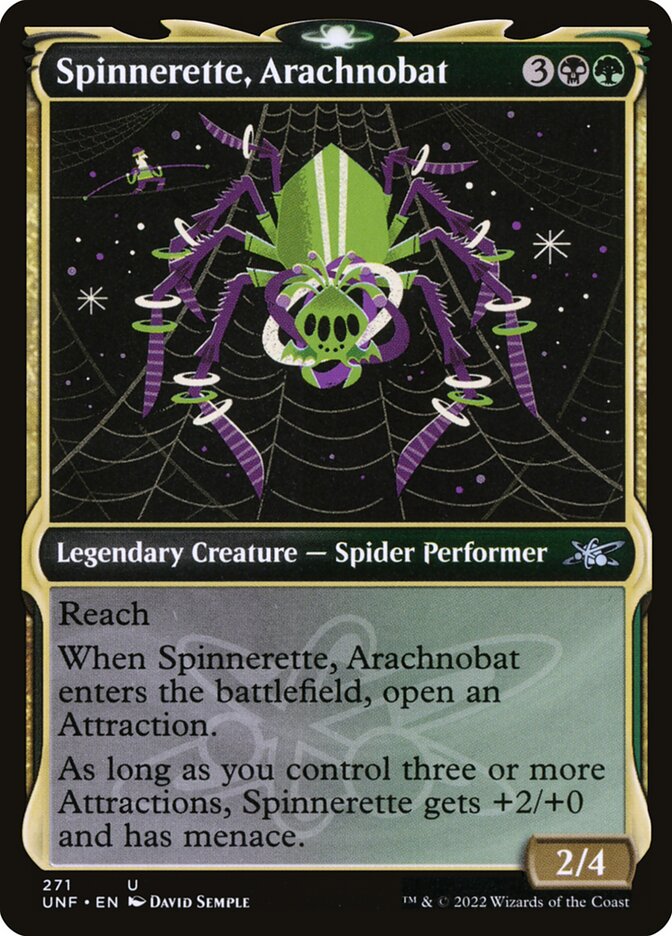 Spinnerette, Arachnobat card front