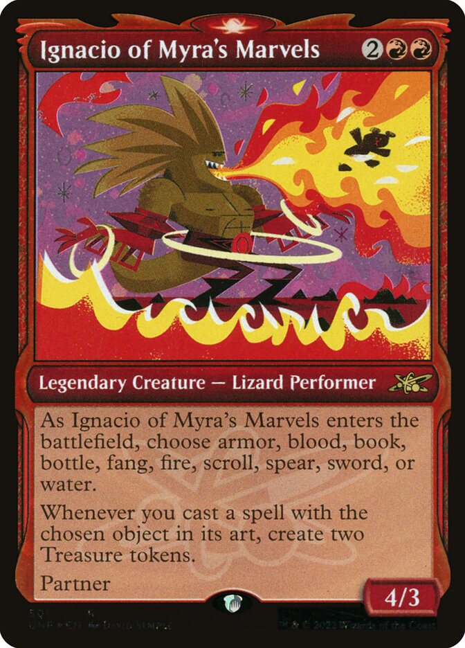 Ignacio of Myra's Marvels card front