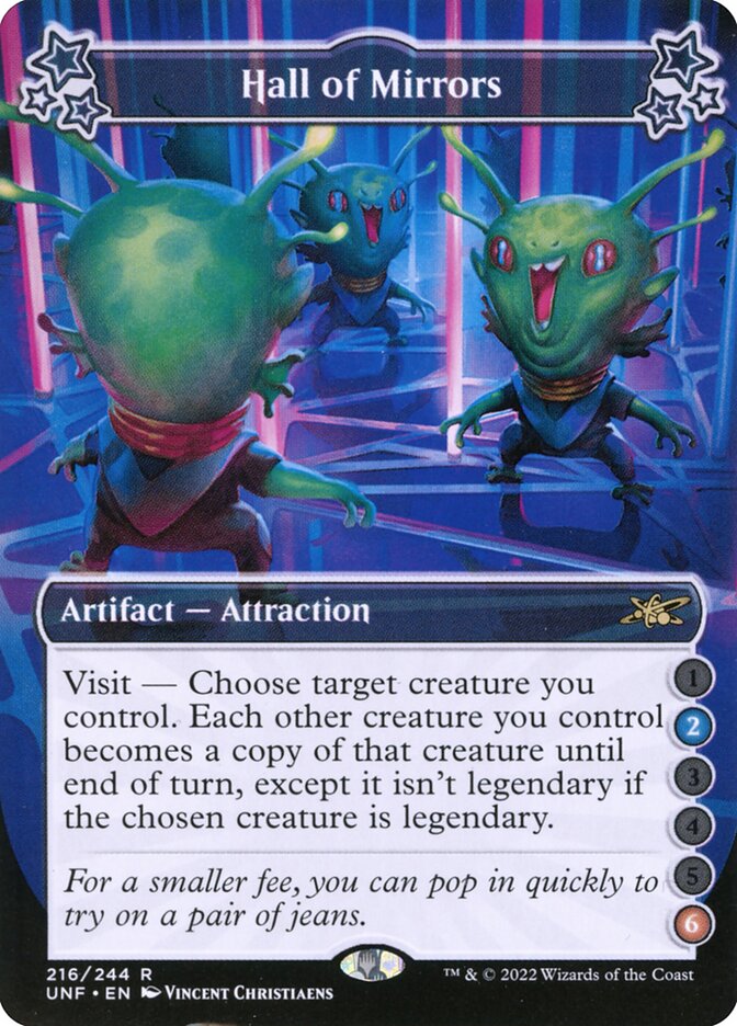 Hall of Mirrors card front