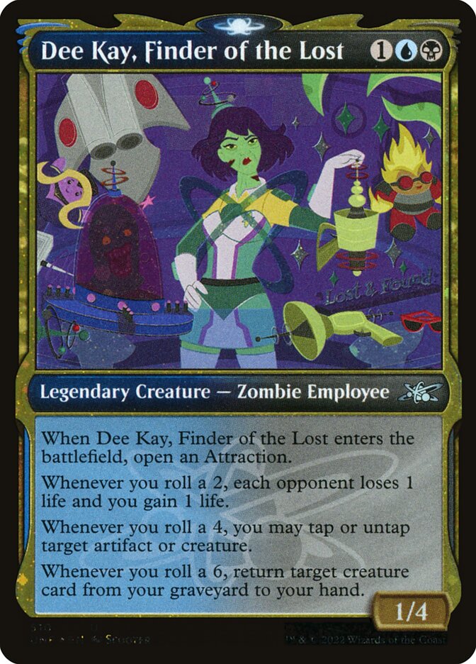 Dee Kay, Finder of the Lost card front