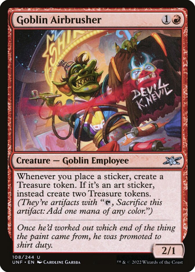 Goblin Airbrusher card front