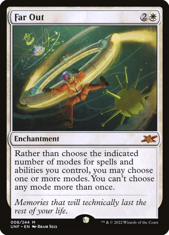 Far Out card front