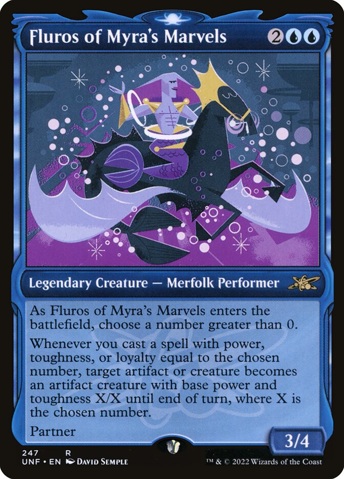 Fluros of Myra's Marvels card front