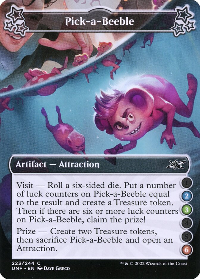 Pick-a-Beeble card front