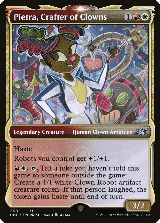Pietra, Crafter of Clowns card front
