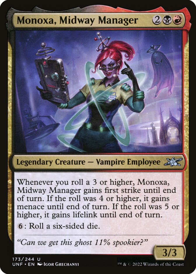 Monoxa, Midway Manager card front