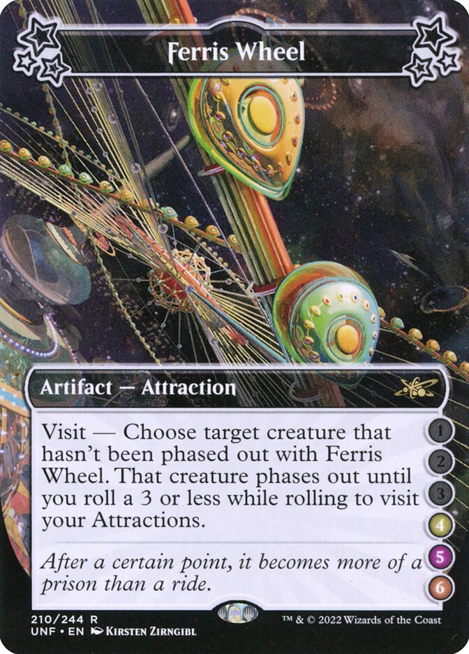 Ferris Wheel card front