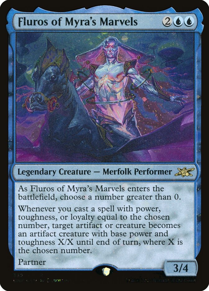 Fluros of Myra's Marvels card front