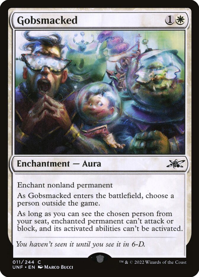Gobsmacked card front