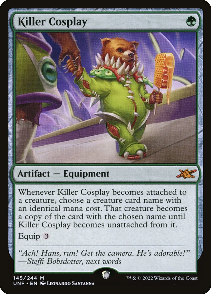 Killer Cosplay card front
