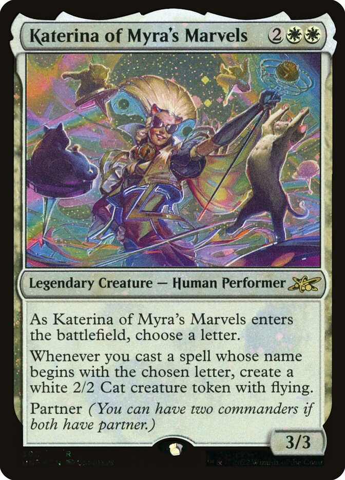 Katerina of Myra's Marvels card front