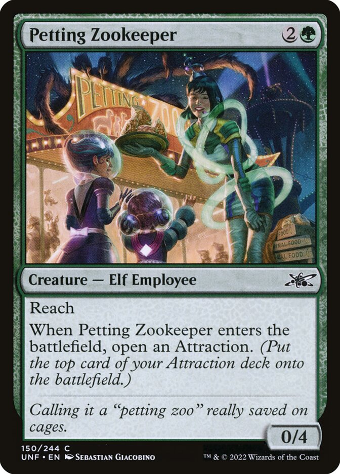 Petting Zookeeper card front