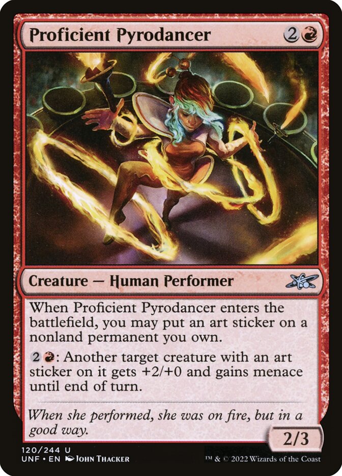 Proficient Pyrodancer card front