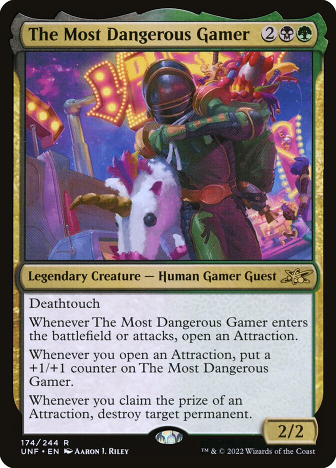 The Most Dangerous Gamer card front