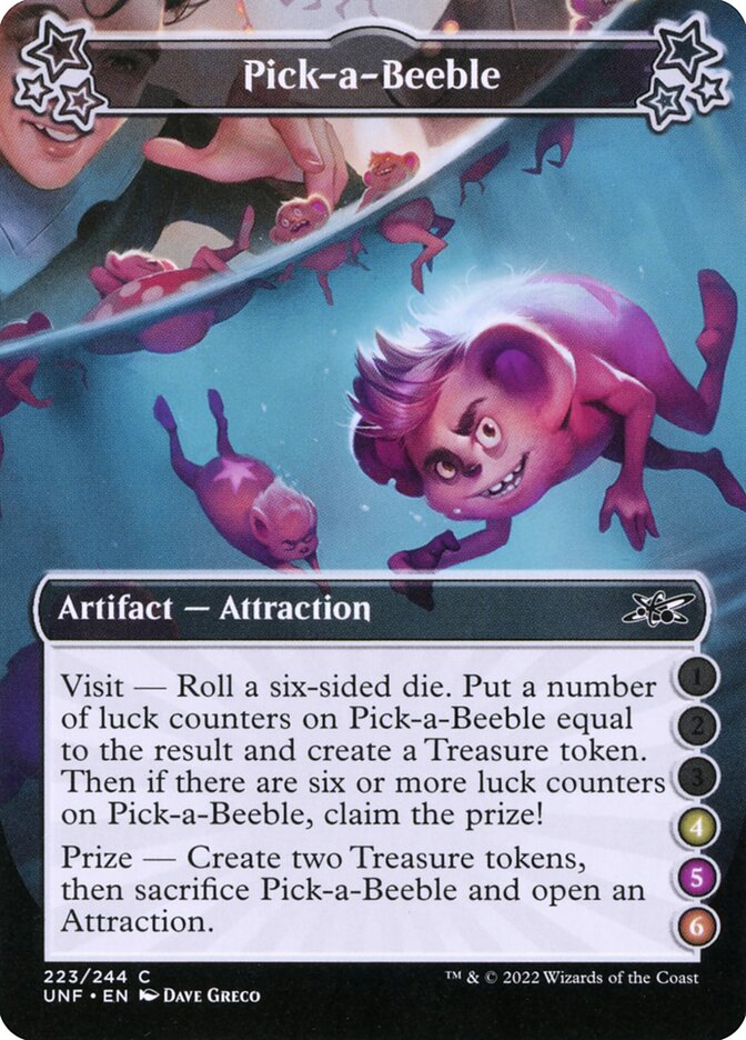 Pick-a-Beeble card front