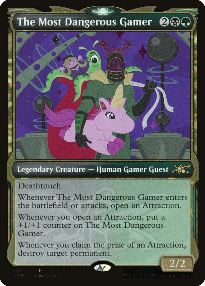The Most Dangerous Gamer card front