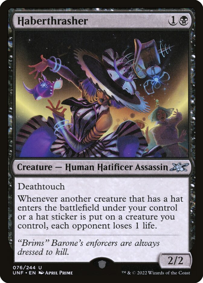 Haberthrasher card front