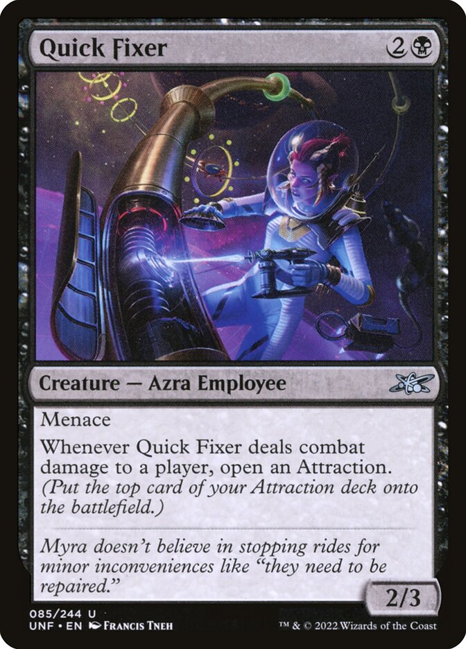 Quick Fixer card front