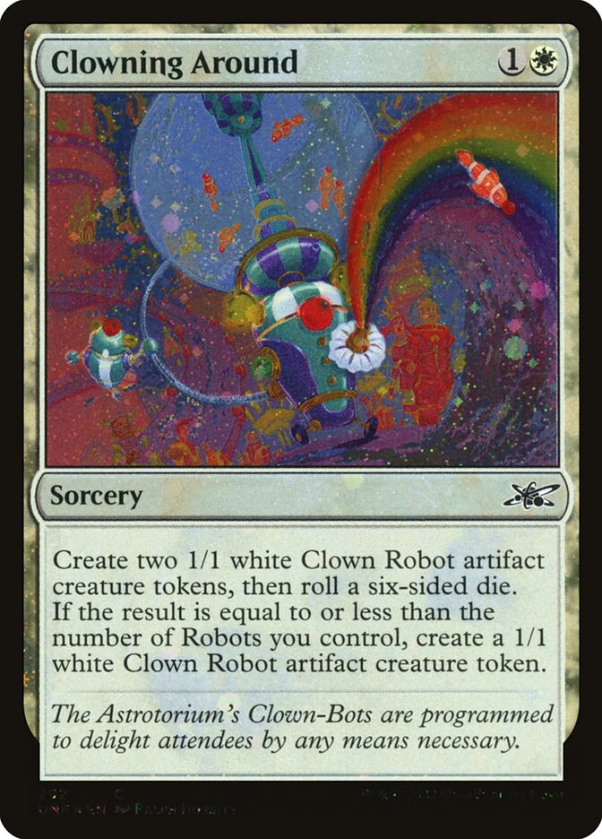 Clowning Around card front