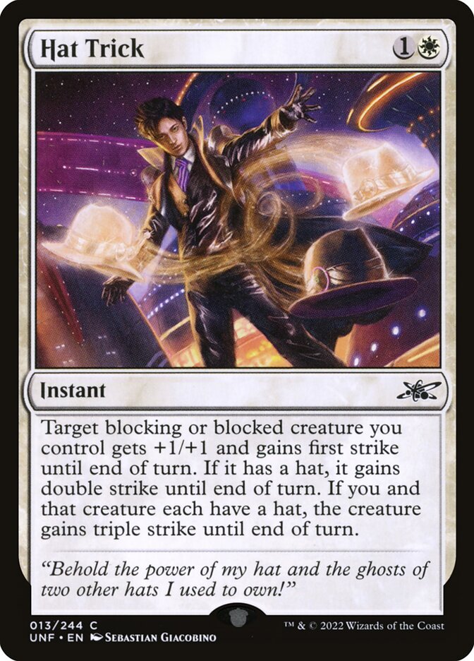 Hat Trick card front