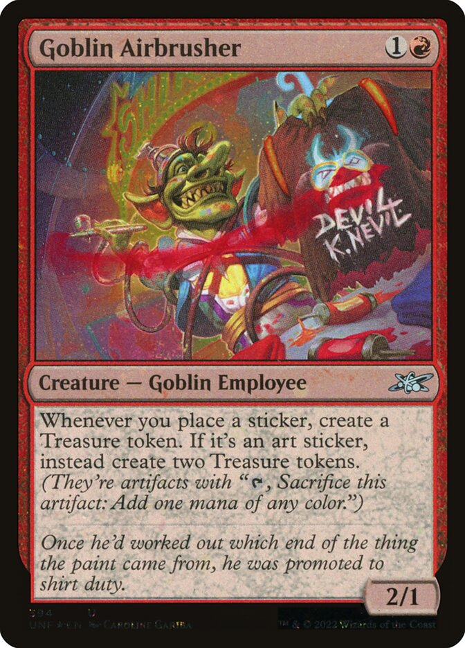 Goblin Airbrusher card front