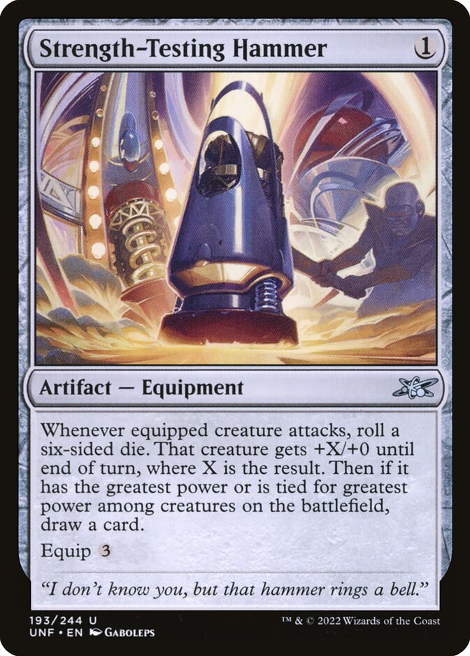 Strength-Testing Hammer card front