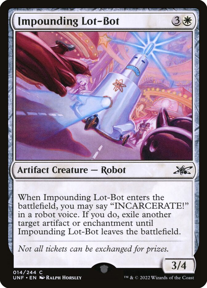 Impounding Lot-Bot card front