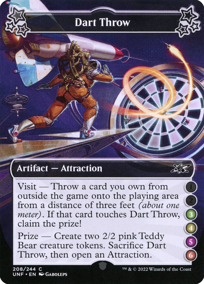 Dart Throw card front