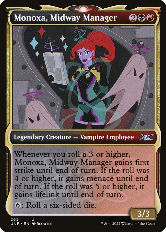 Monoxa, Midway Manager card front