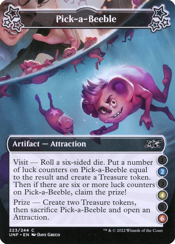 Pick-a-Beeble card front