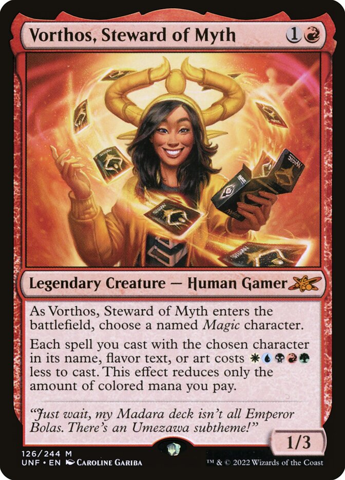 Vorthos, Steward of Myth card front