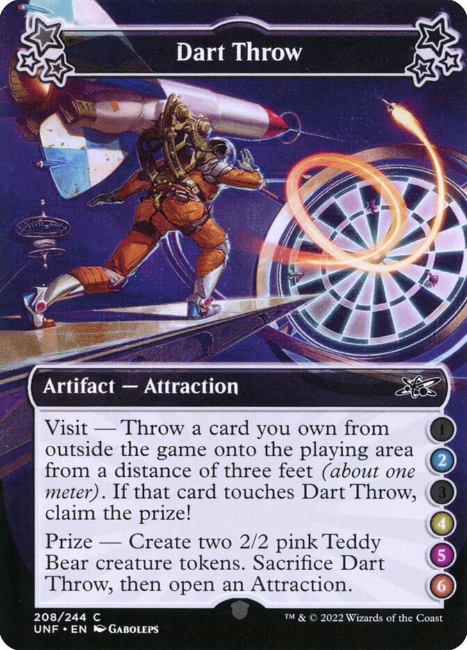 Dart Throw card front
