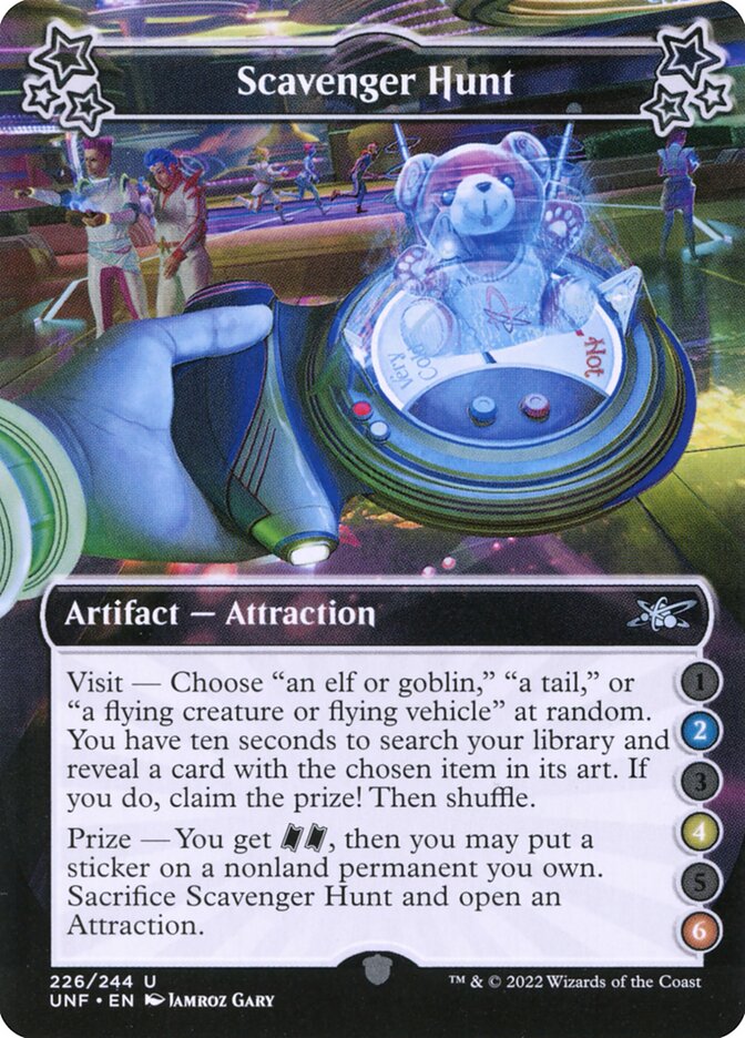 Scavenger Hunt card front