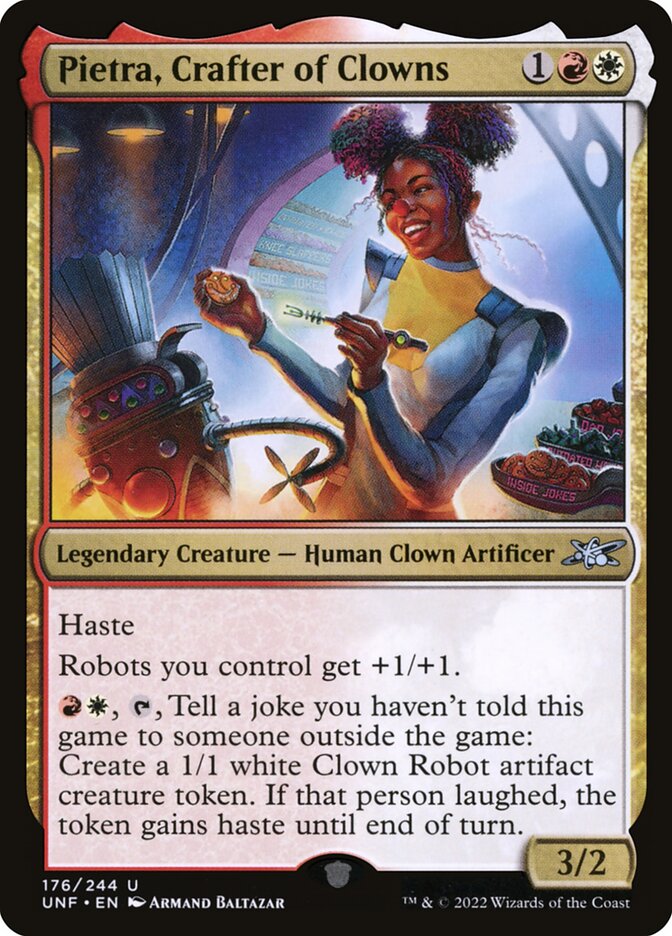 Pietra, Crafter of Clowns card front