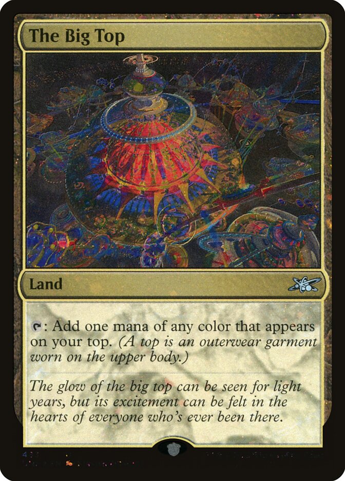 The Big Top card front