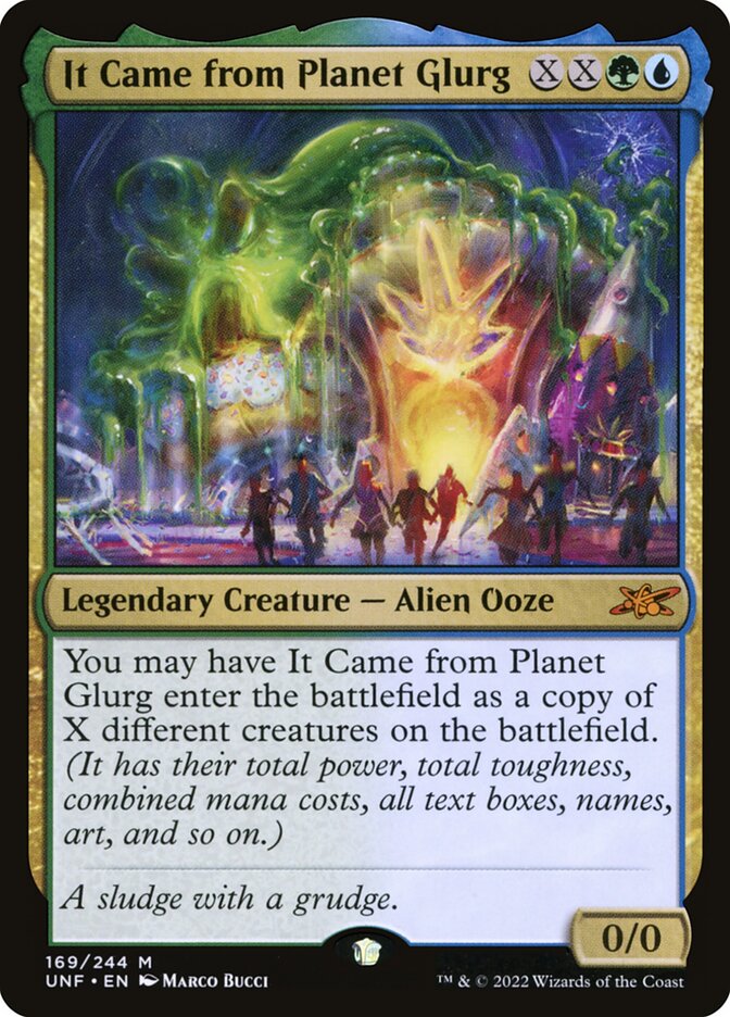 It Came from Planet Glurg card front