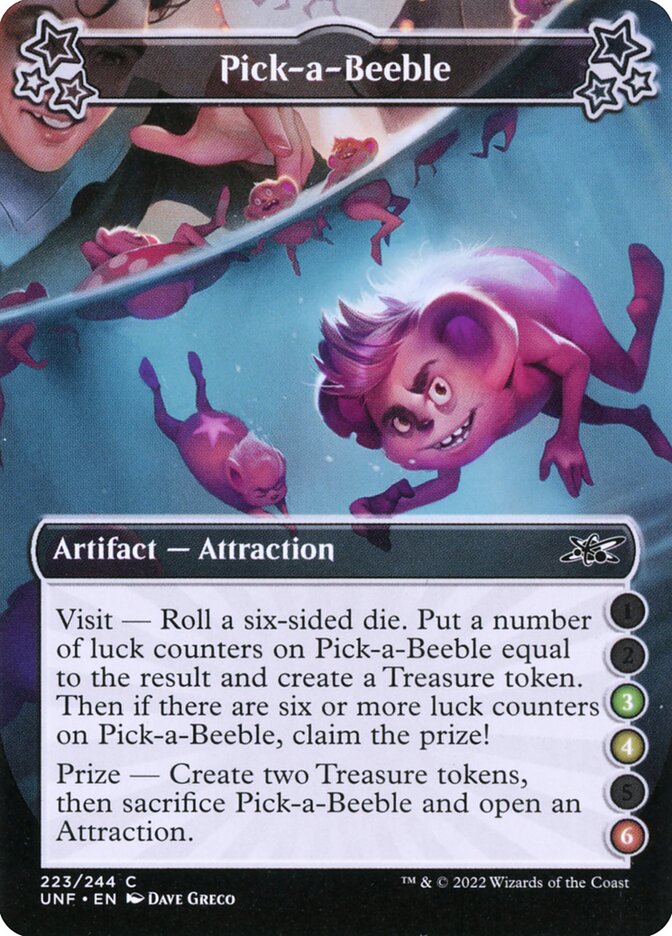 Pick-a-Beeble card front