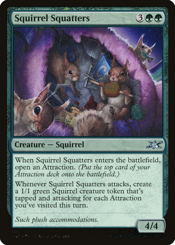 Squirrel Squatters card front