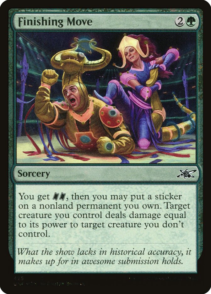 Finishing Move card front