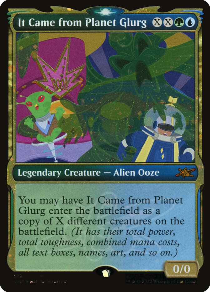 It Came from Planet Glurg card front