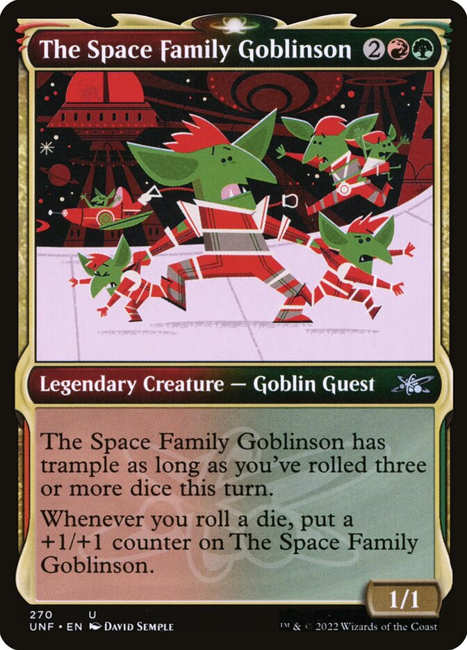 The Space Family Goblinson card front