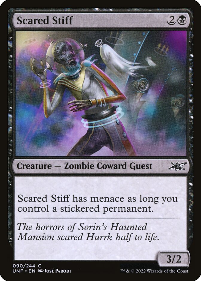 Scared Stiff card front