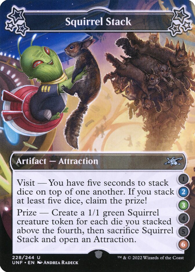 Squirrel Stack card front