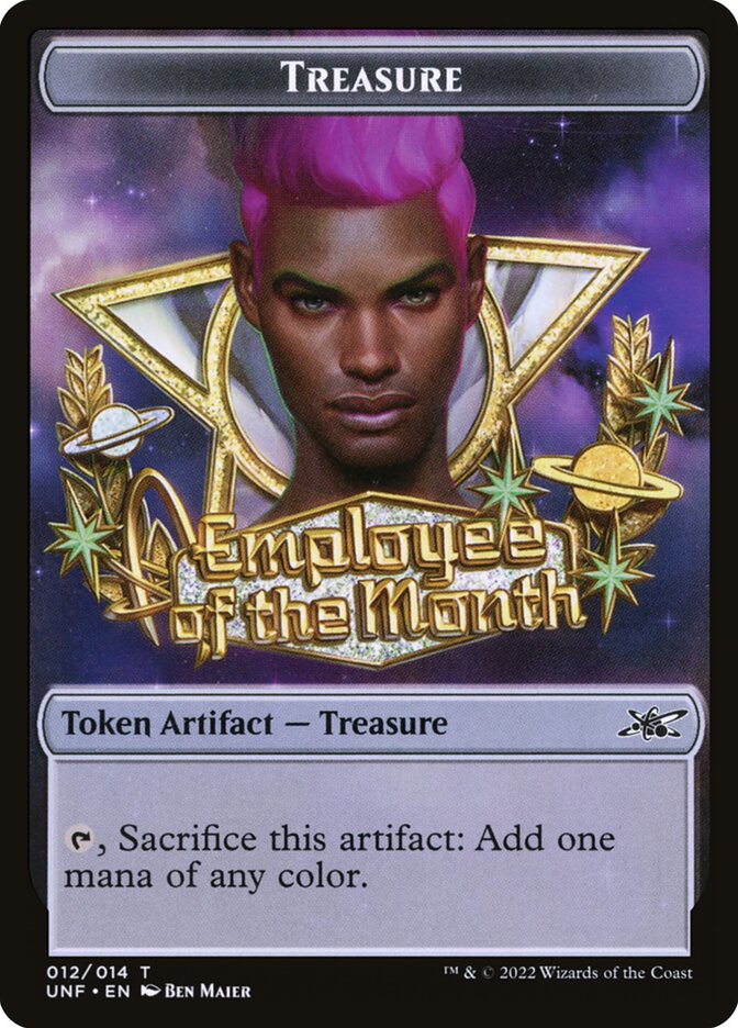 Treasure card front
