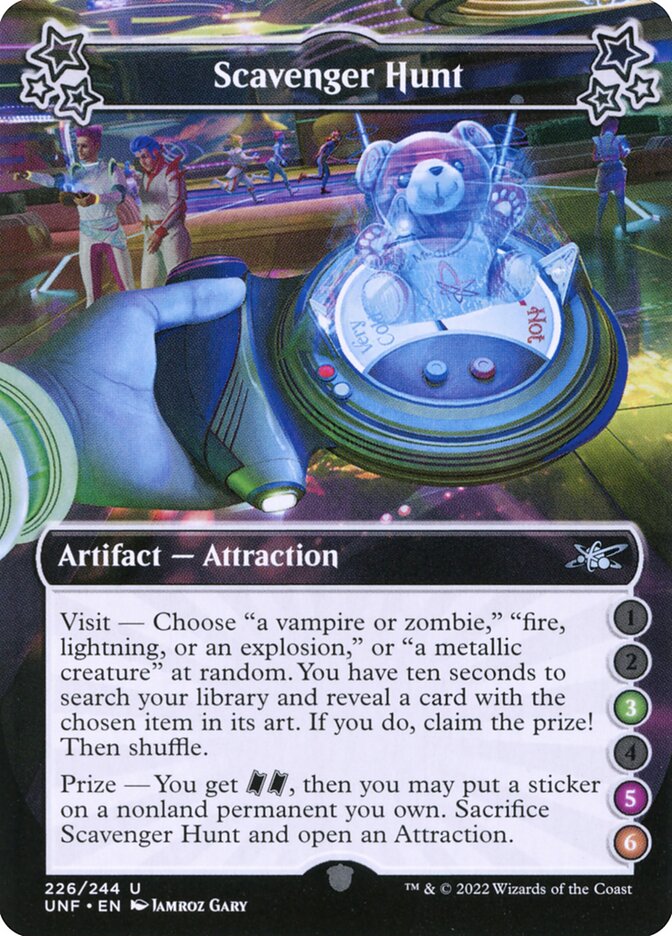Scavenger Hunt card front